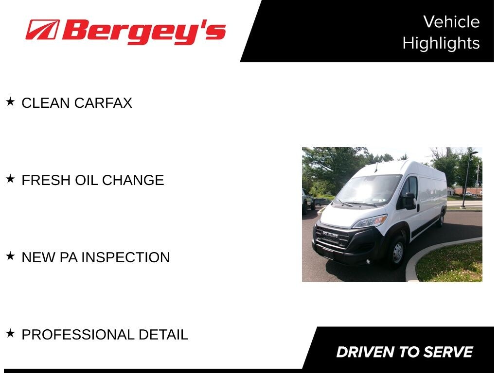 Used 2025 Ram Promaster 2500 High Roof Cargo Van