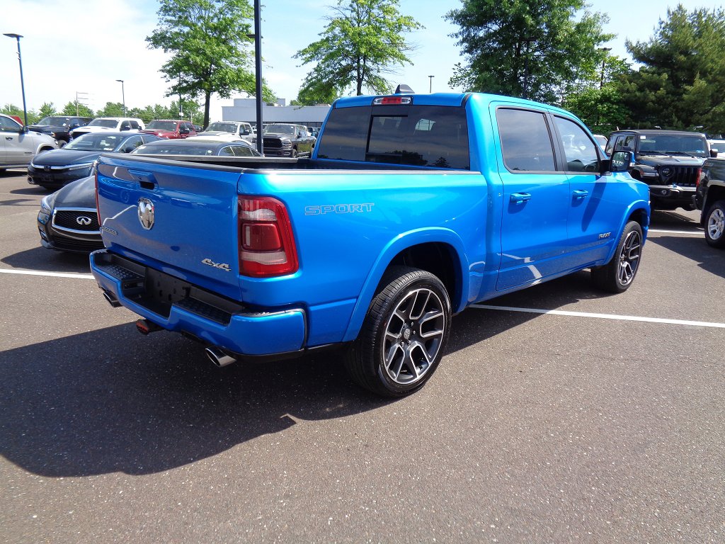 Used 2021 RAM Ram 1500 Pickup Laramie with VIN 1C6SRFJT6MN789037 for sale in Souderton, PA