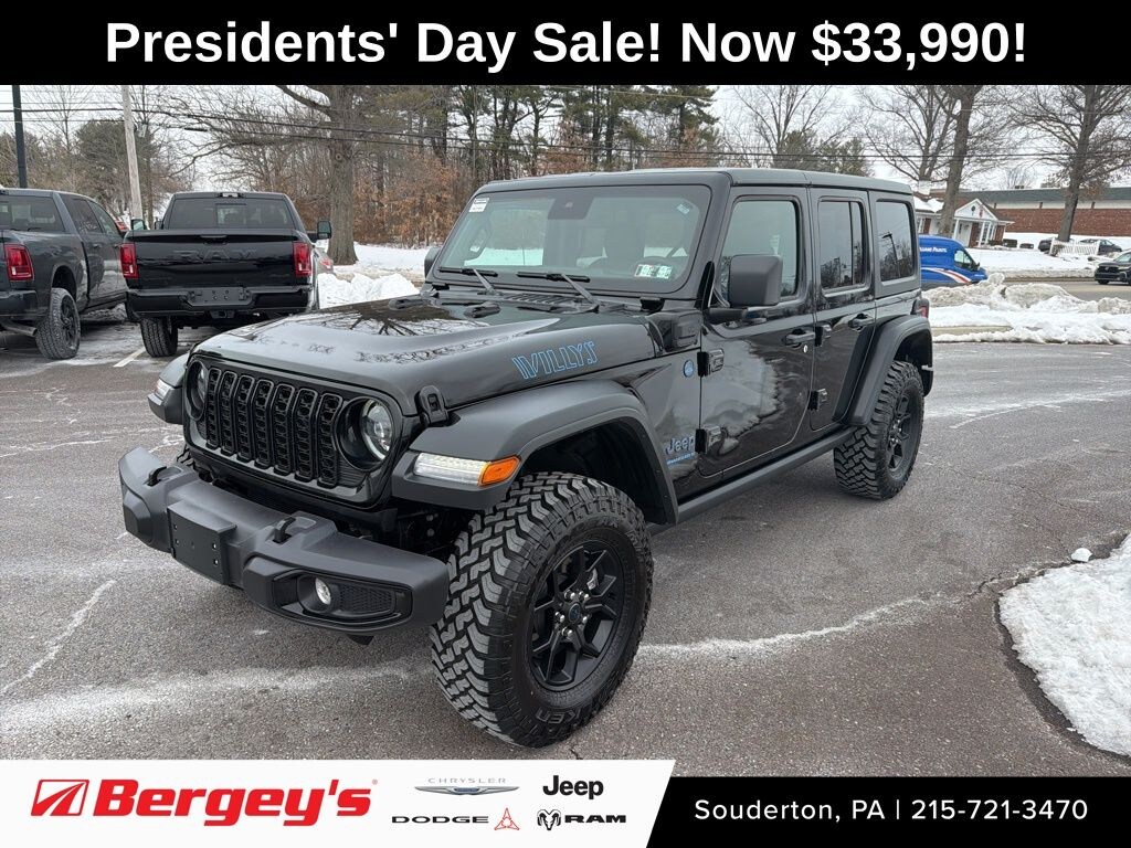 Certified 2025 Jeep Wrangler Willys 4xe SUV