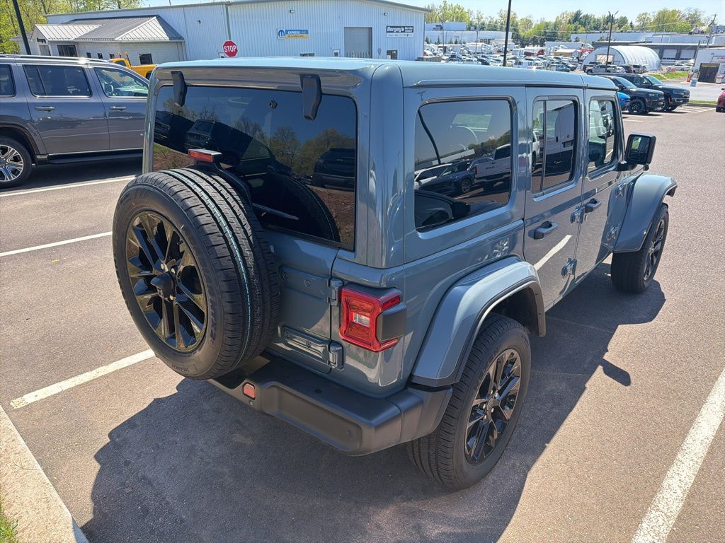 Certified 2025 Jeep Wrangler 4xe Sahara 4XE with VIN 1C4RJXP65SW599825 for sale in Souderton, PA