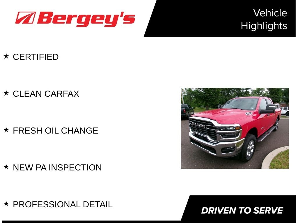 Certified 2026 Ram 2500 Big Horn Truck
