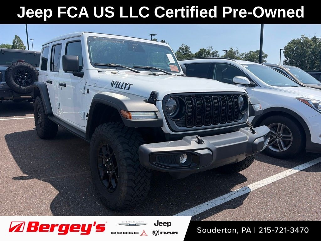 Certified 2025 Jeep Wrangler Willys SUV