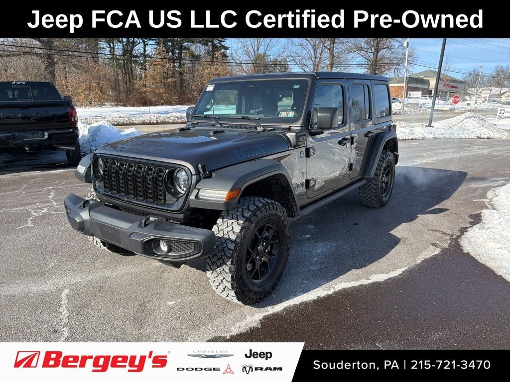 Certified 2025 Jeep Wrangler Willys 4xe SUV