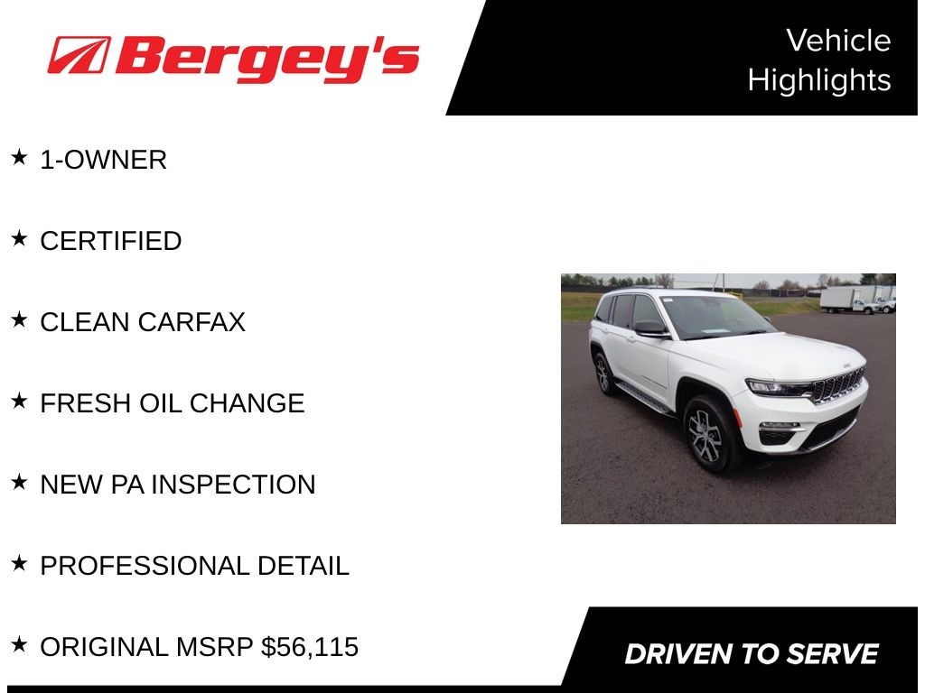 Certified 2024 Jeep Grand Cherokee Limited SUV