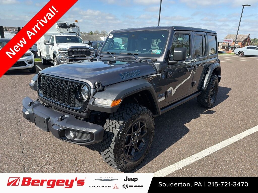 Certified 2025 Jeep Wrangler Willys 4xe SUV