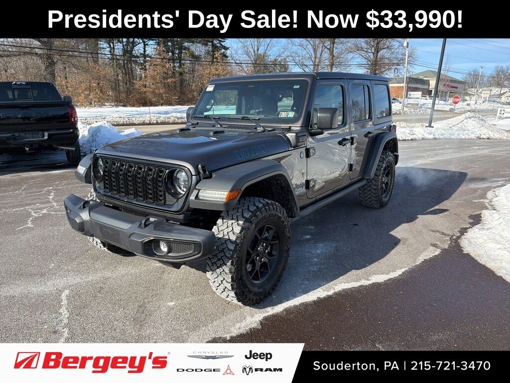 Certified 2025 Jeep Wrangler Willys 4xe SUV