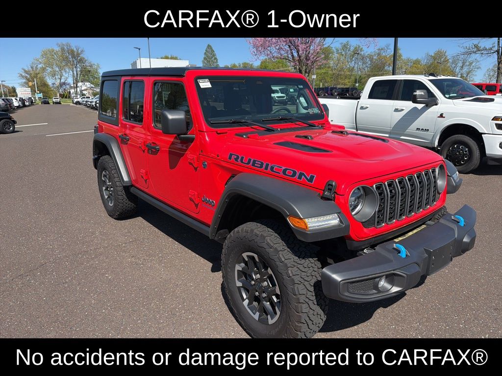 Certified 2025 Jeep Wrangler 4xe Rubicon 4XE with VIN 1C4RJXR64SW584522 for sale in Souderton, PA