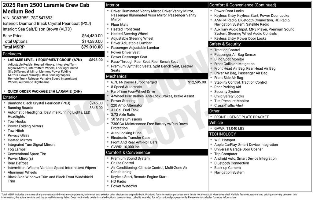 Used 2025 Ram 2500 Laramie Truck