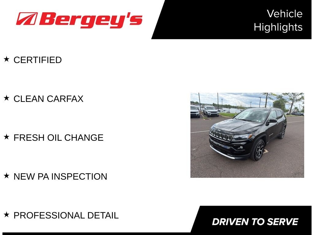 Certified 2024 Jeep Compass Limited SUV