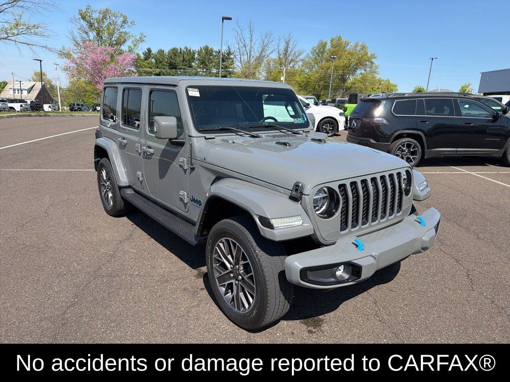 Used 2022 Jeep Wrangler Unlimited High Altitude 4XE with VIN 1C4JJXP66NW156617 for sale in Souderton, PA
