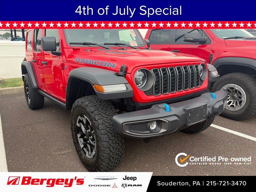 Certified 2025 Jeep Wrangler Rubicon 4xe SUV