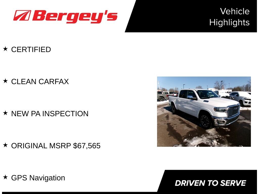 Certified 2025 Ram 1500 Laramie Truck