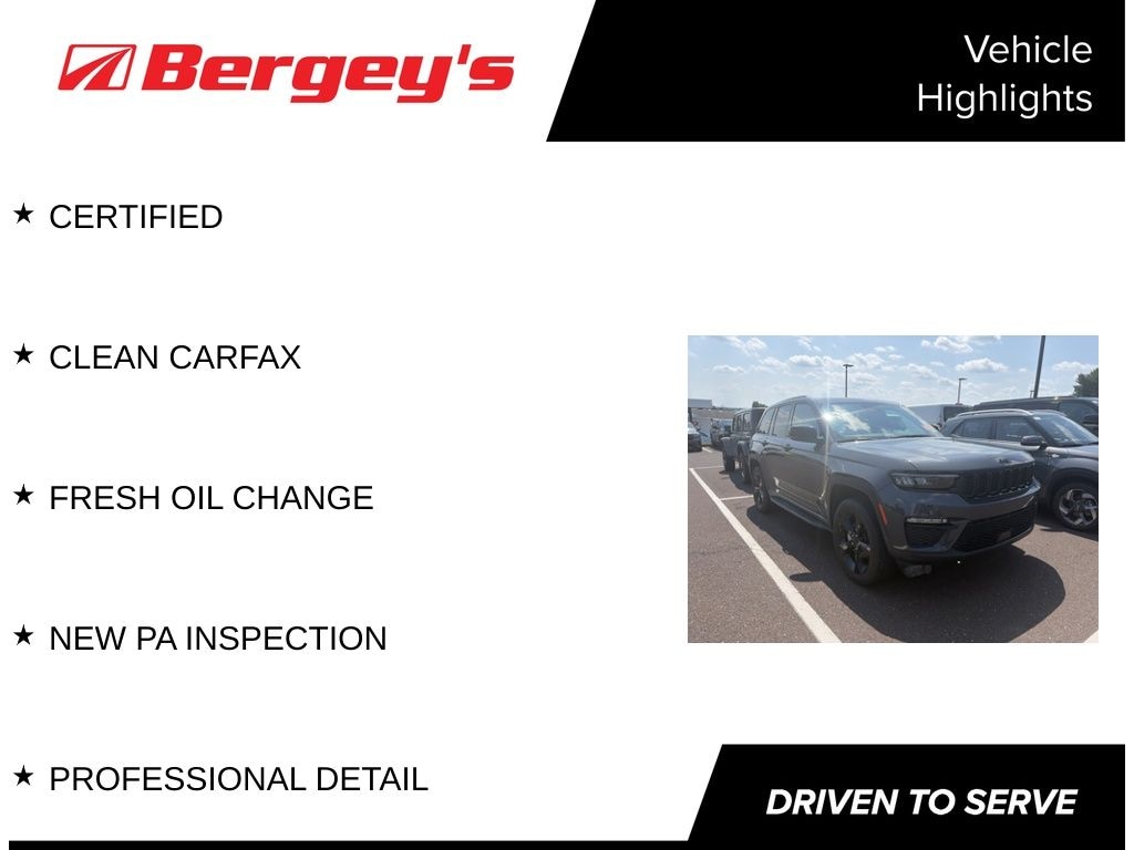 Certified 2025 Jeep Grand Cherokee Limited SUV