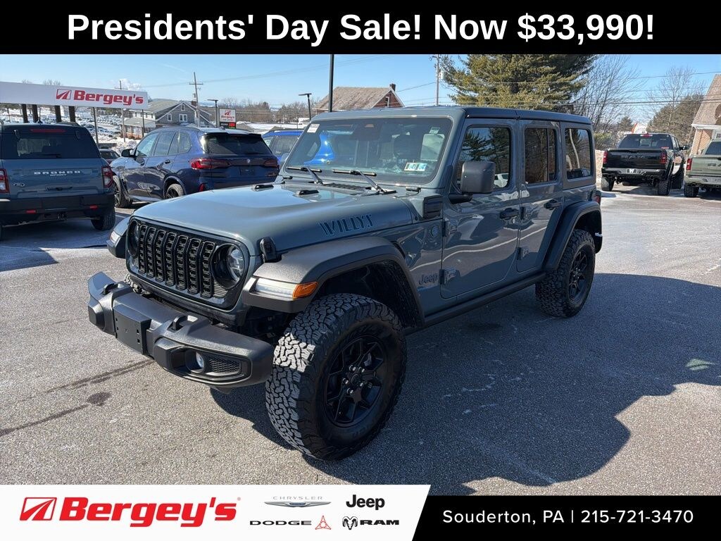 Certified 2025 Jeep Wrangler Willys 4xe SUV