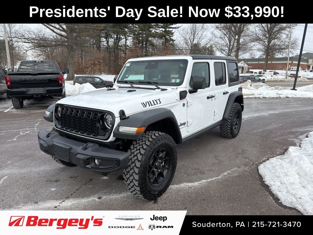 Certified 2025 Jeep Wrangler Willys 4xe SUV