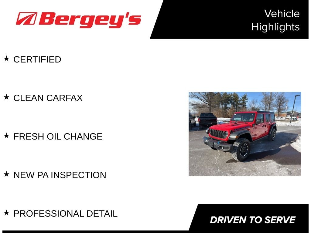 Certified 2025 Jeep Wrangler Rubicon 4xe SUV