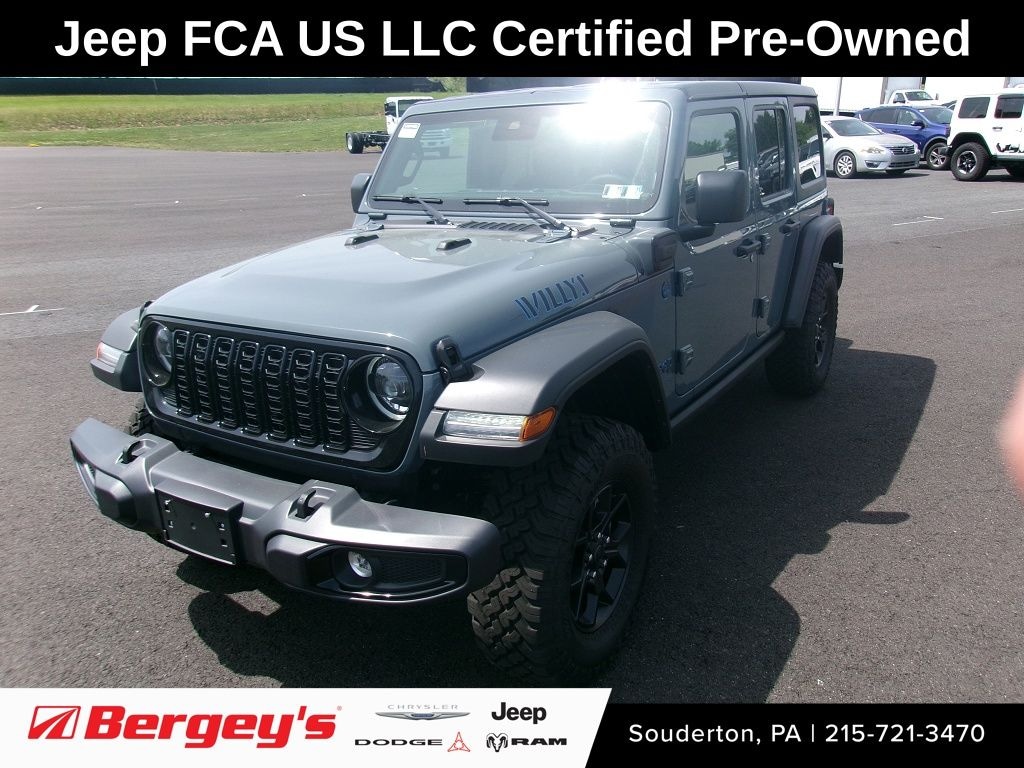 Certified 2025 Jeep Wrangler Willys 4xe SUV