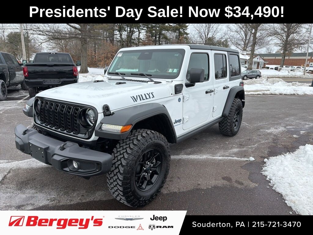 Certified 2025 Jeep Wrangler Willys 4xe SUV