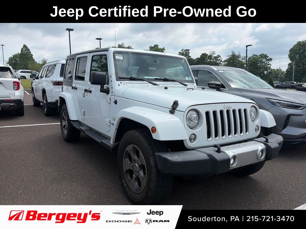 Certified 2017 Jeep Wrangler Unlimited Sahara SUV