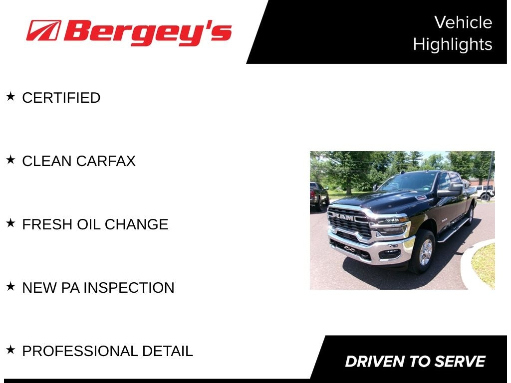 Certified 2026 Ram 2500 Big Horn Truck