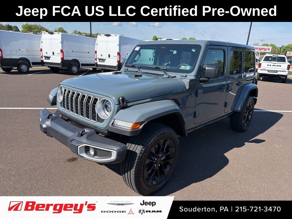 Certified 2025 Jeep Wrangler Sahara 4xe SUV