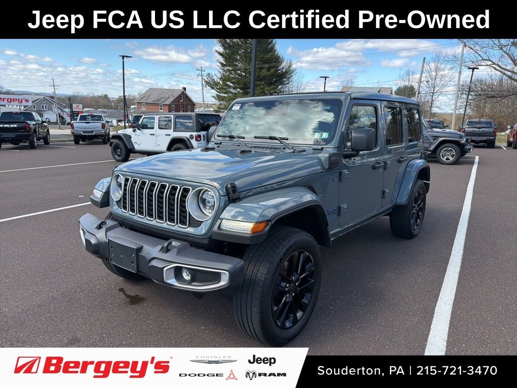 Certified 2025 Jeep Wrangler Sahara 4xe SUV