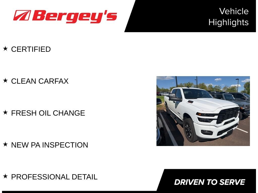 Certified 2025 Ram 2500 Big Horn Truck