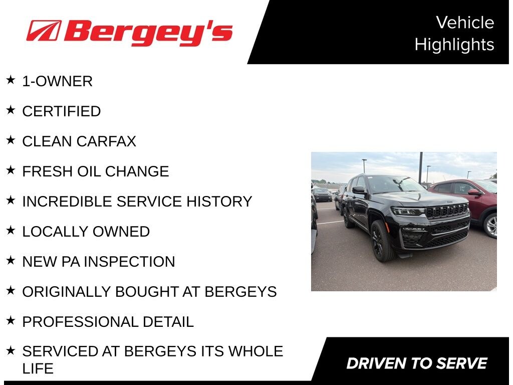 Certified 2026 Jeep Grand Cherokee Limited Reserve SUV