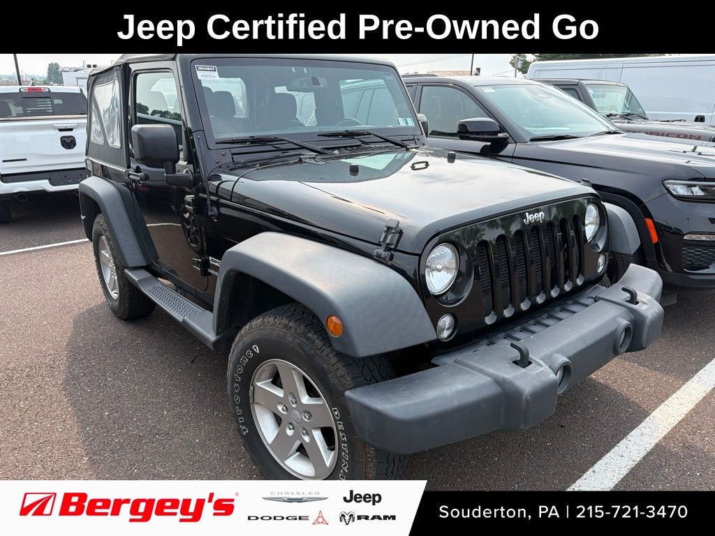 Certified 2017 Jeep Wrangler Sport SUV