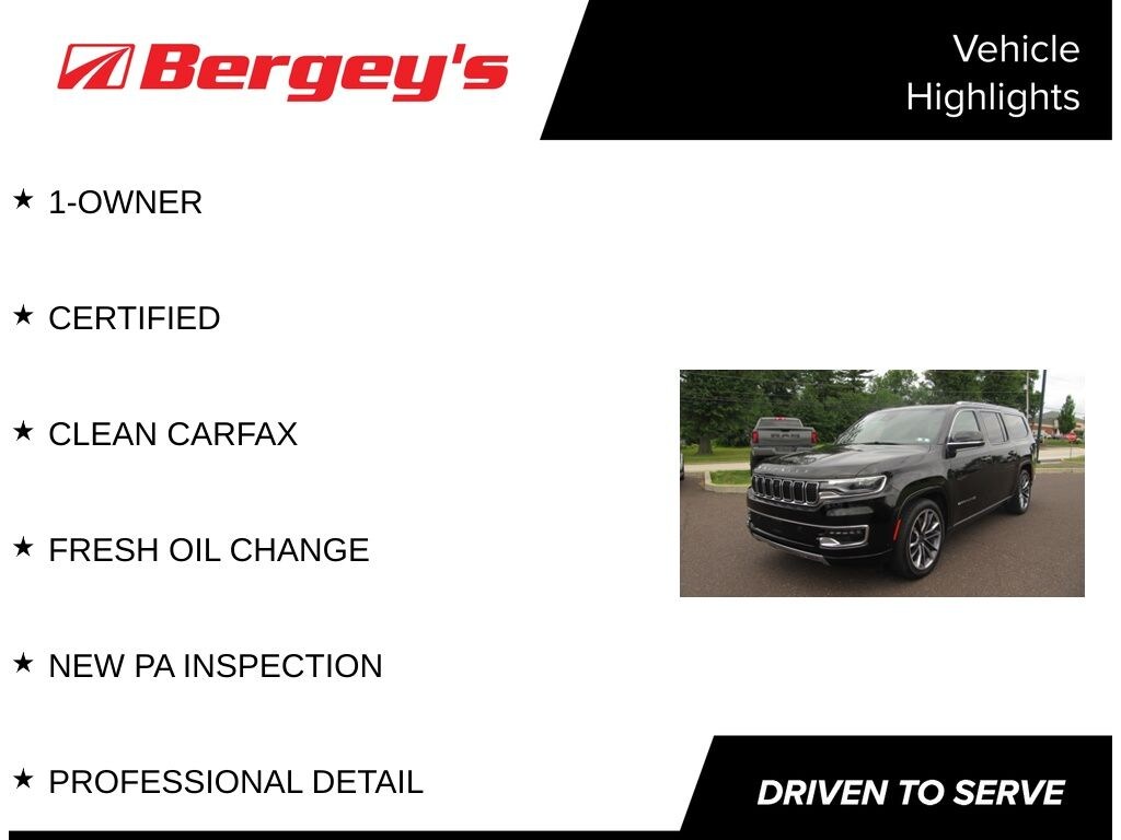 Certified 2025 Jeep Wagoneer L Series III SUV