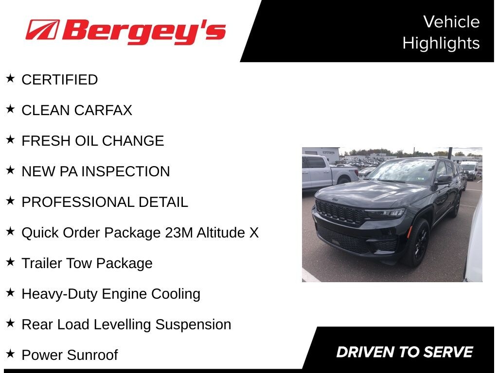 Certified 2024 Jeep Grand Cherokee Altitude X SUV