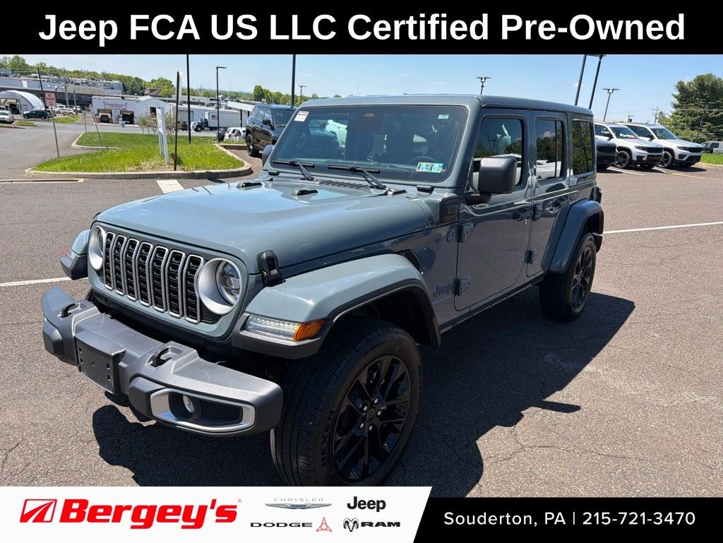 Certified 2025 Jeep Wrangler Sahara 4xe SUV