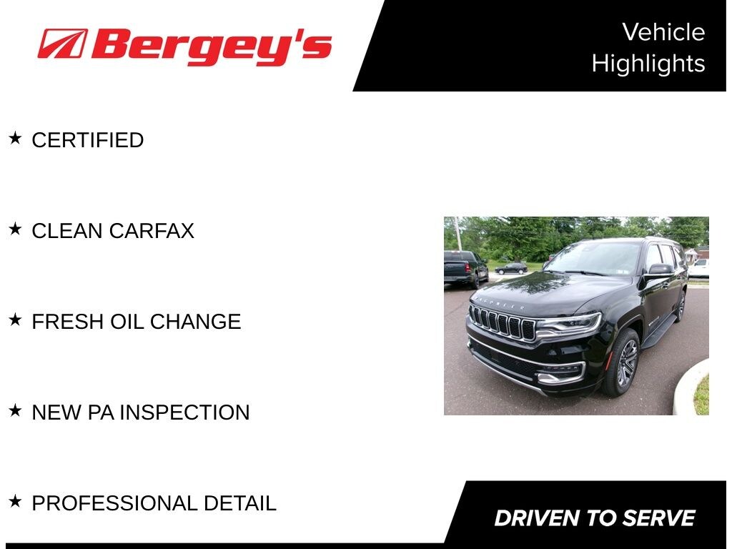 Certified 2024 Jeep Wagoneer L Series II SUV