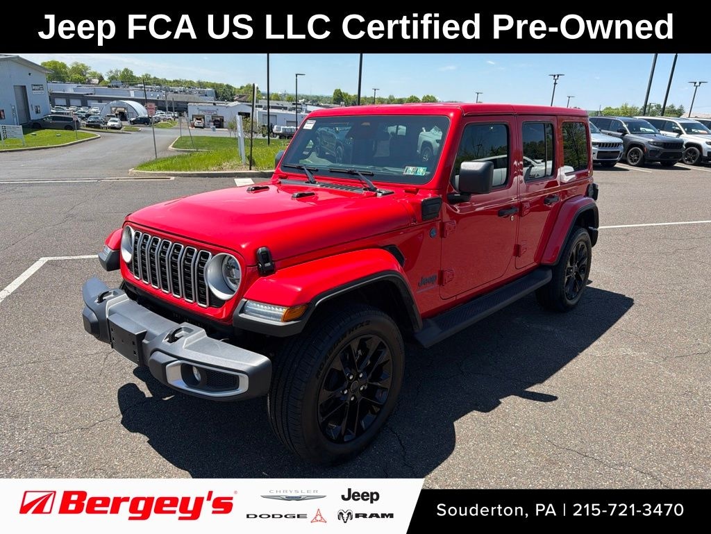 Certified 2025 Jeep Wrangler Sahara 4xe SUV