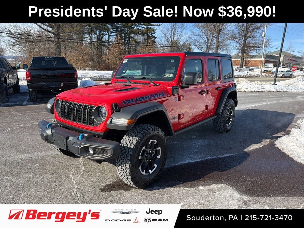 Certified 2025 Jeep Wrangler Rubicon 4xe SUV