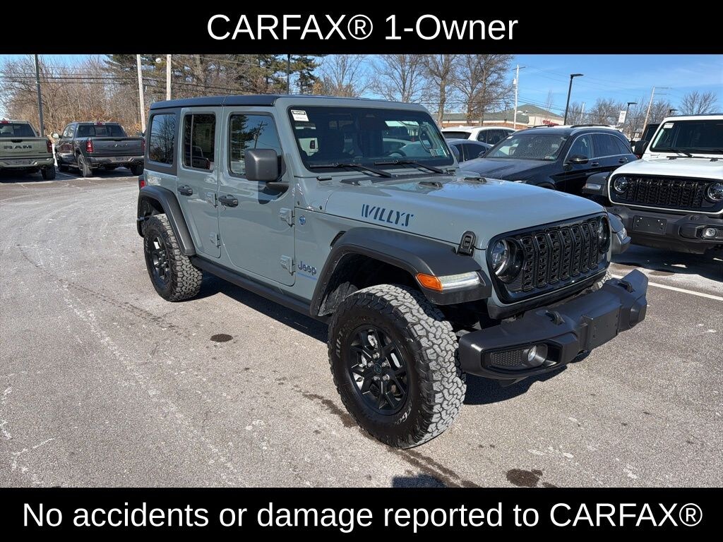 Certified 2025 Jeep Wrangler Willys 4xe SUV