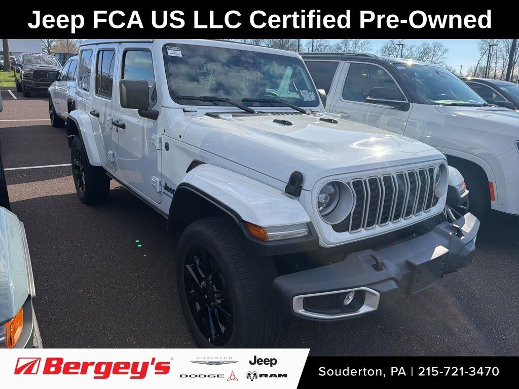 Certified 2025 Jeep Wrangler Sahara 4xe SUV