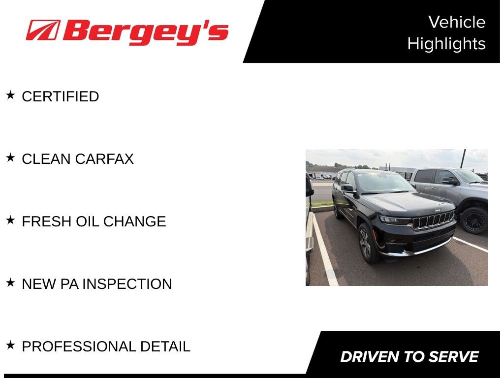 Certified 2024 Jeep Grand Cherokee L Limited SUV