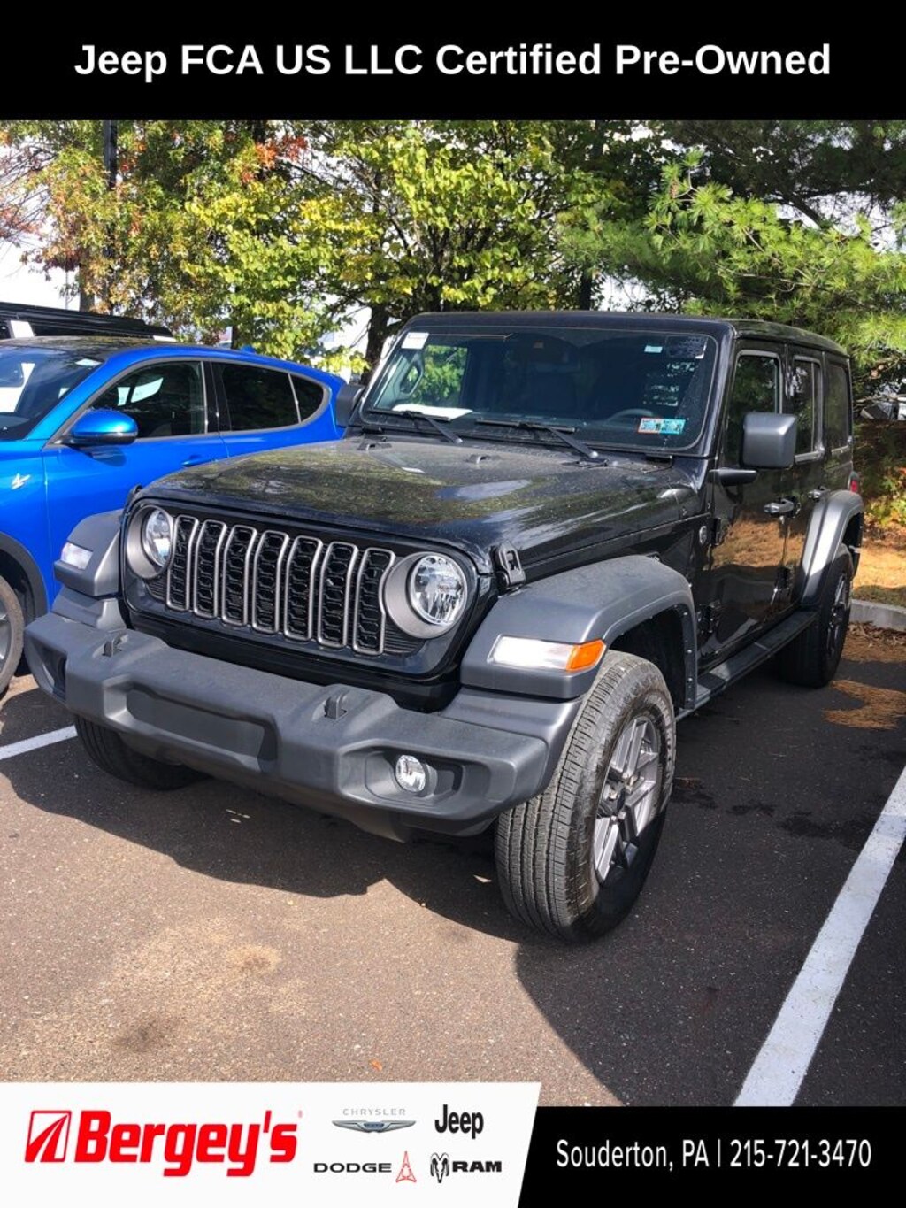 Certified 2024 Jeep Wrangler Sport S SUV