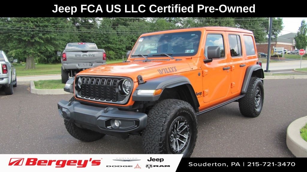 Certified 2025 Jeep Wrangler Willys SUV