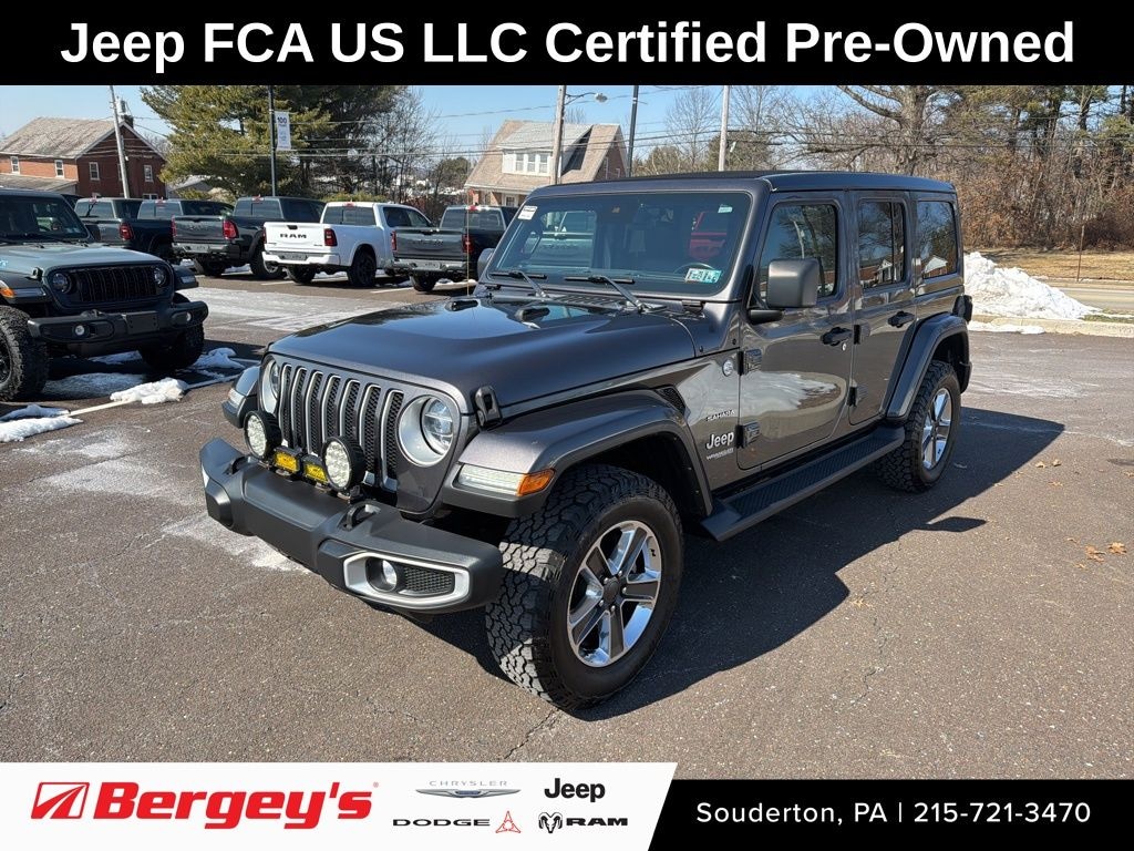 Certified 2021 Jeep Wrangler Unlimited Sahara SUV