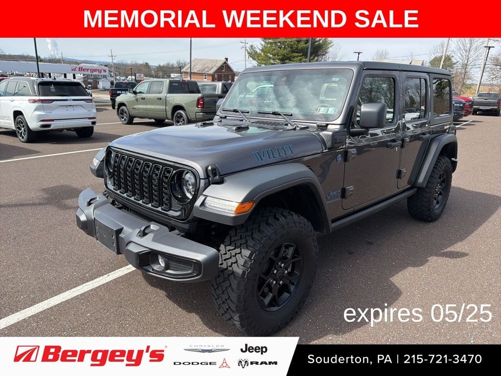 Certified 2025 Jeep Wrangler Willys 4xe SUV