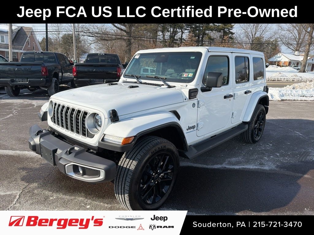 Certified 2025 Jeep Wrangler Sahara 4xe SUV