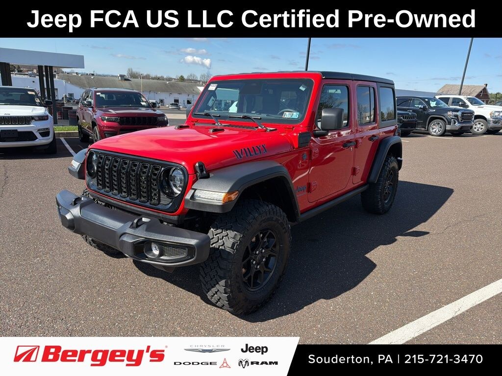 Certified 2025 Jeep Wrangler Willys 4xe SUV