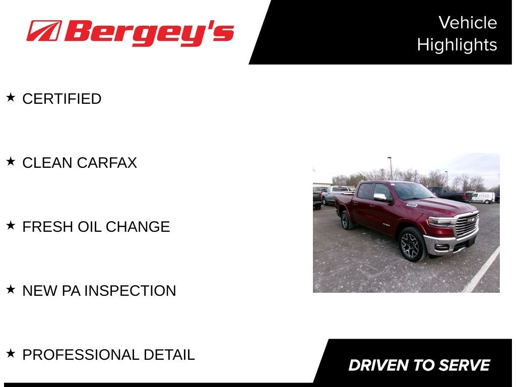 Certified 2025 Ram 1500 Laramie Truck