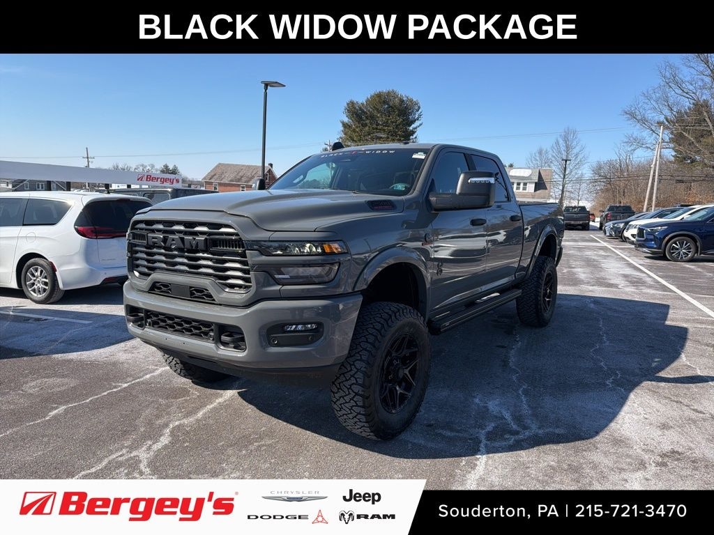 New 2026 Ram 2500 Big Horn Black Widow Lifted Performance Package Pickup