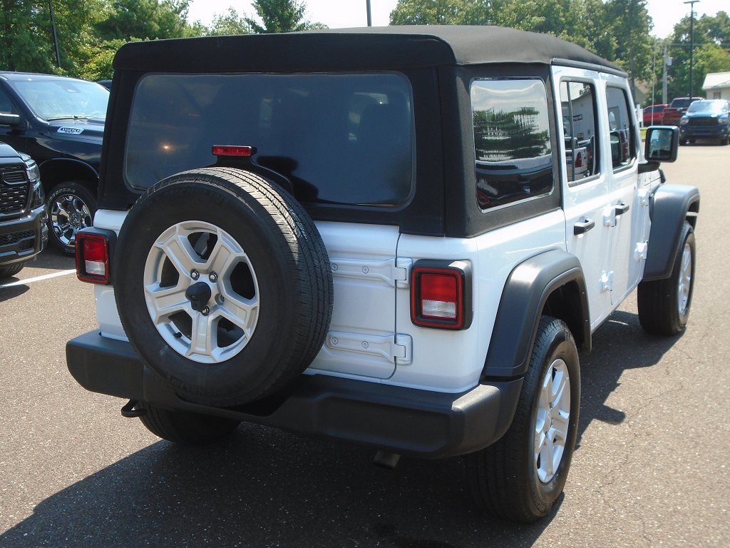 Used 2021 Jeep Wrangler Unlimited Sport S with VIN 1C4HJXDN7MW761996 for sale in Souderton, PA