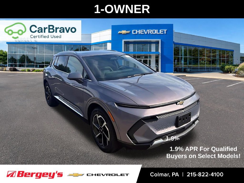 Used 2024 Chevrolet Equinox EV LT with VIN 3GN7DLRP3RS246834 for sale in Colmar, PA