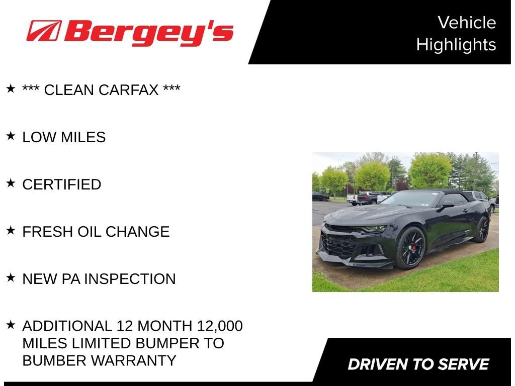 Used 2022 Chevrolet Camaro 2SS Performance
