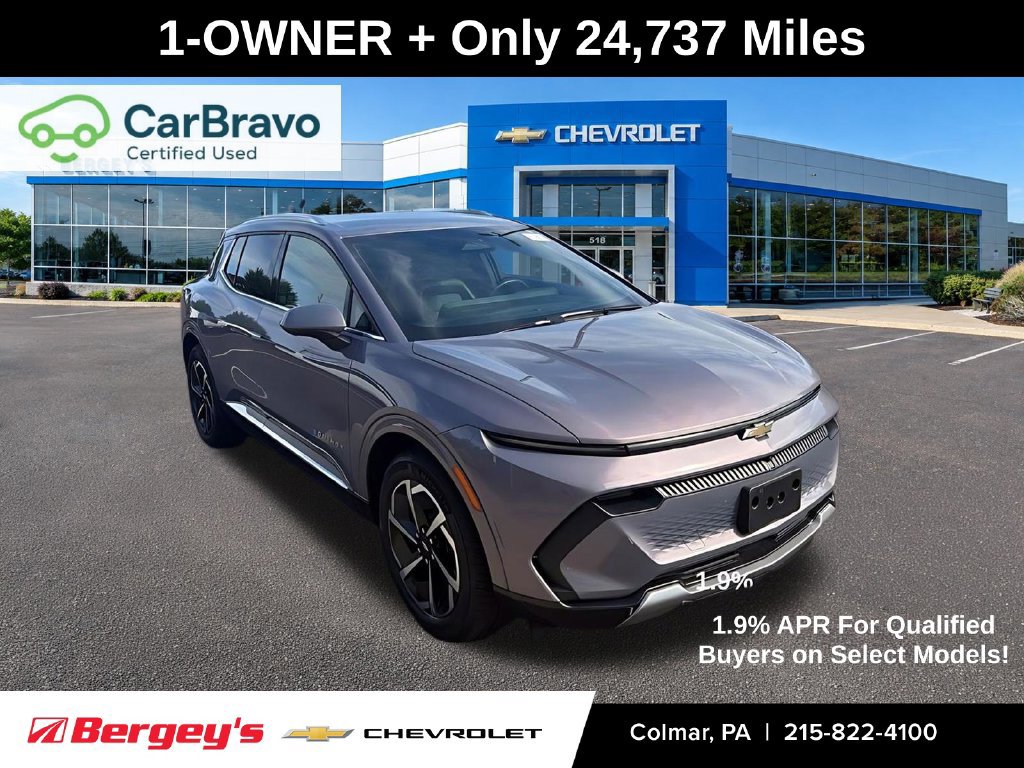 Used 2024 Chevrolet Equinox EV LT with VIN 3GN7DLRP3RS246834 for sale in Colmar, PA